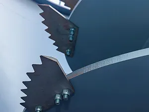 Coupe et déchargement